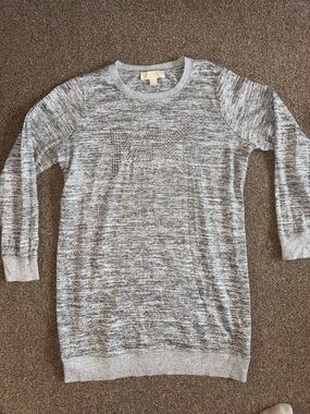 Michael Kors Marled Grey Crewneck Sweater